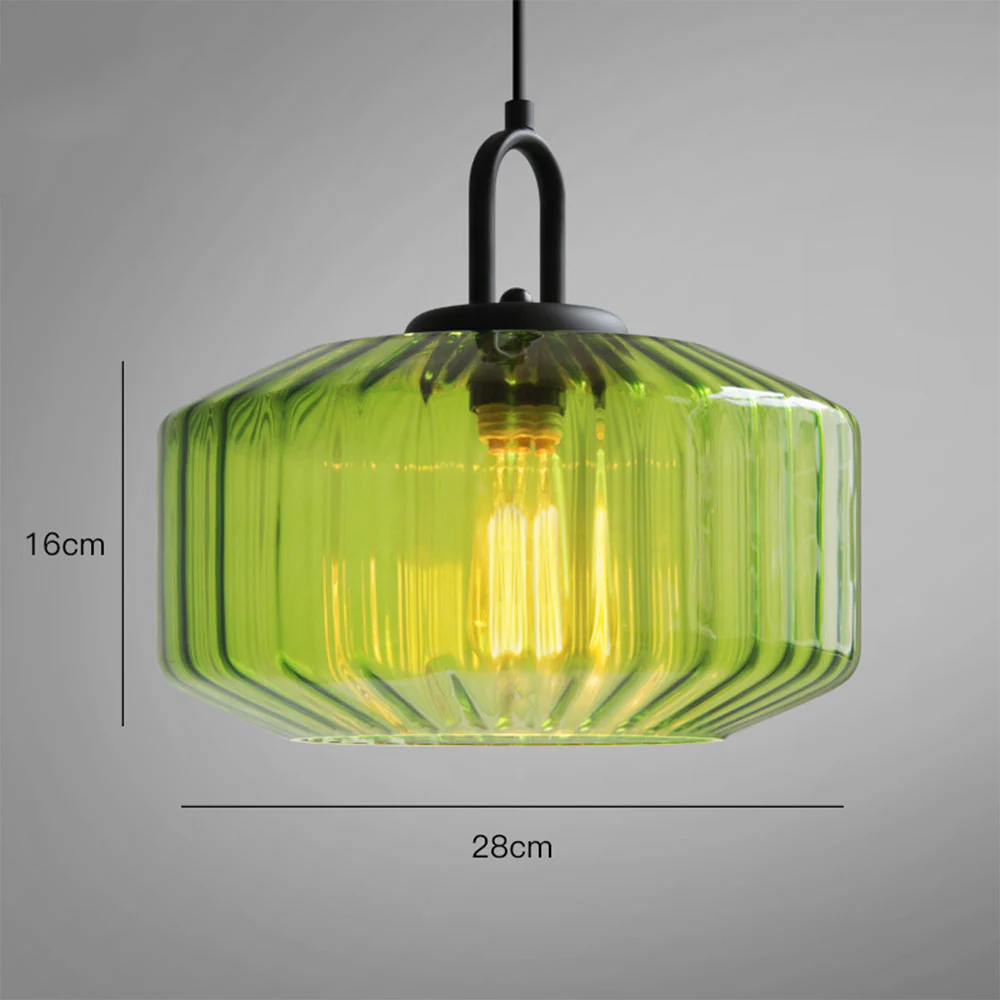 Modern Stained Glass Pendant Light Farmhouse Living Room Chandeliers