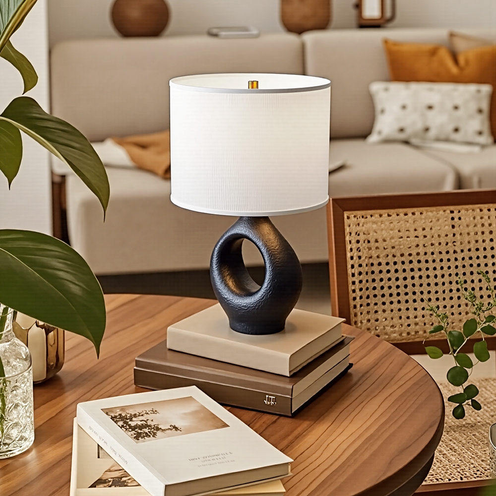 Wabi Sabi Style Retro Creative Resin Desk Lamp