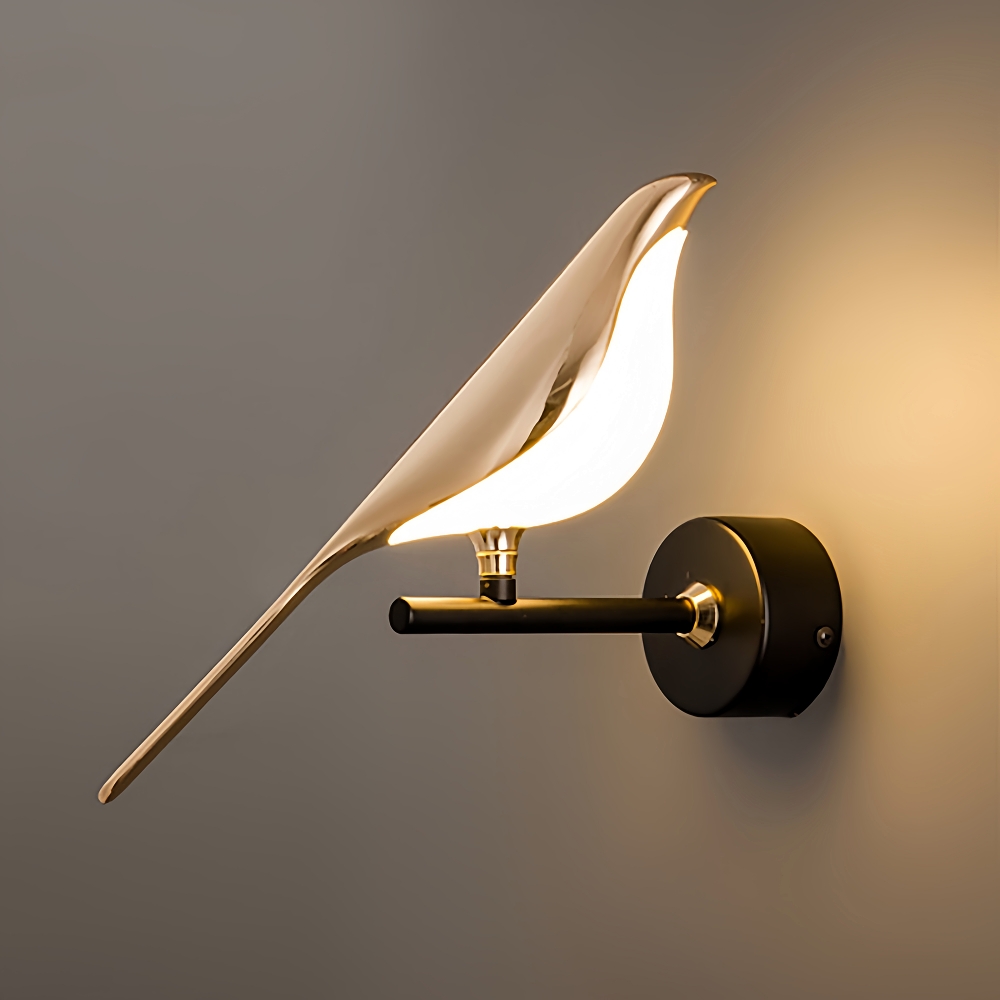 Modern Creative Magpie Bird Shaped Wall Lamp