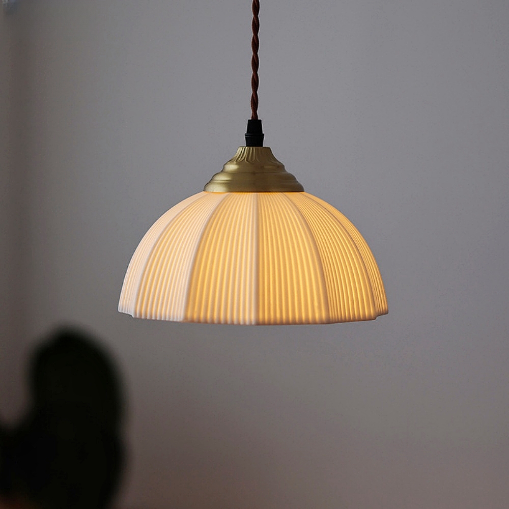 Modern bedroom bedside lamp minimalist and creative circular glass chandelier