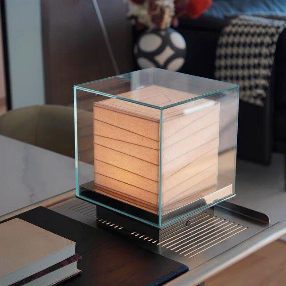 Japanese Minimalist Creative Bedroom Hallway Glass Wall Lamp