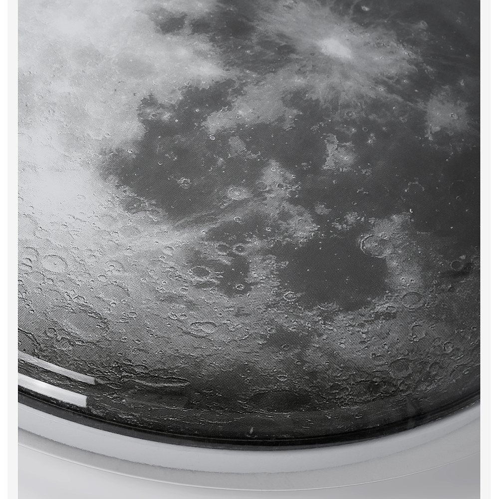 Modern Creative Semi-Circular Moon Acrylic Ceiling Light Bedroom Ambient Lighting