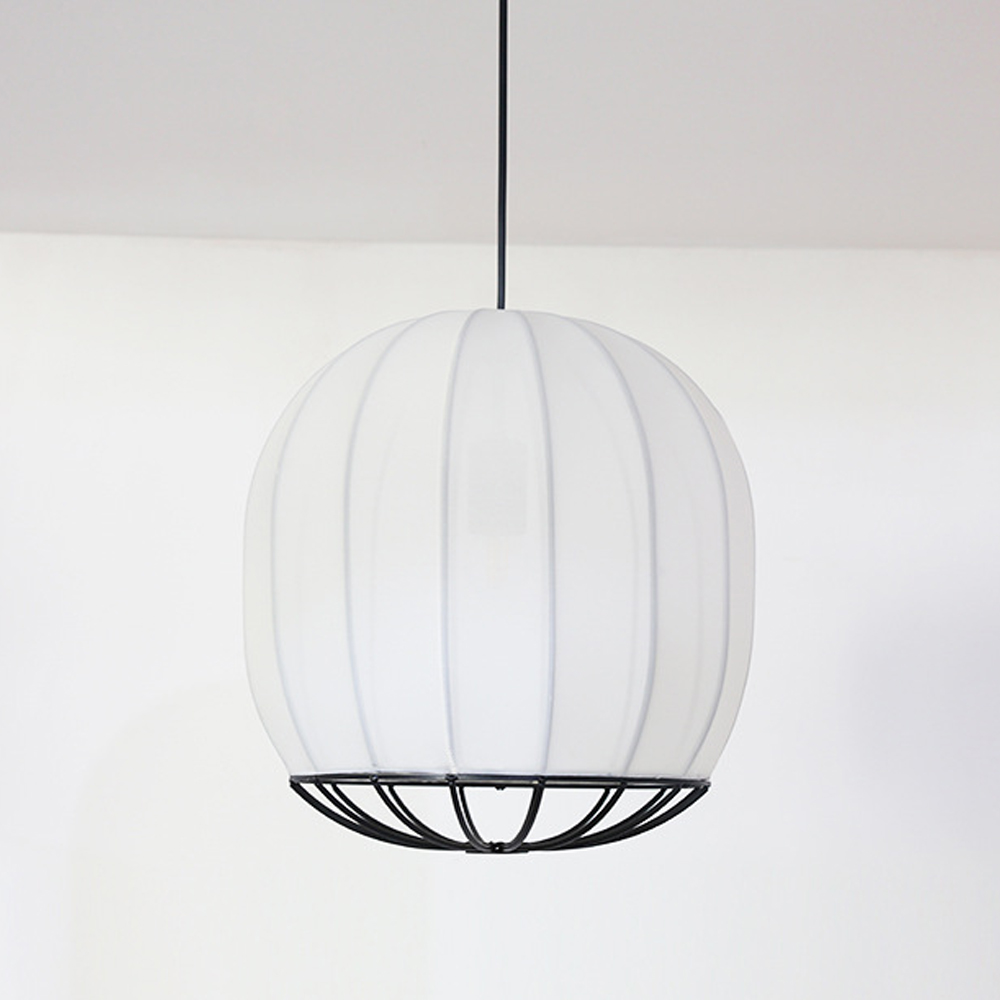 3 Lights Art Pendant Lamp Modern Minimalist Fabric Chandelier Creative Corridor Decoration