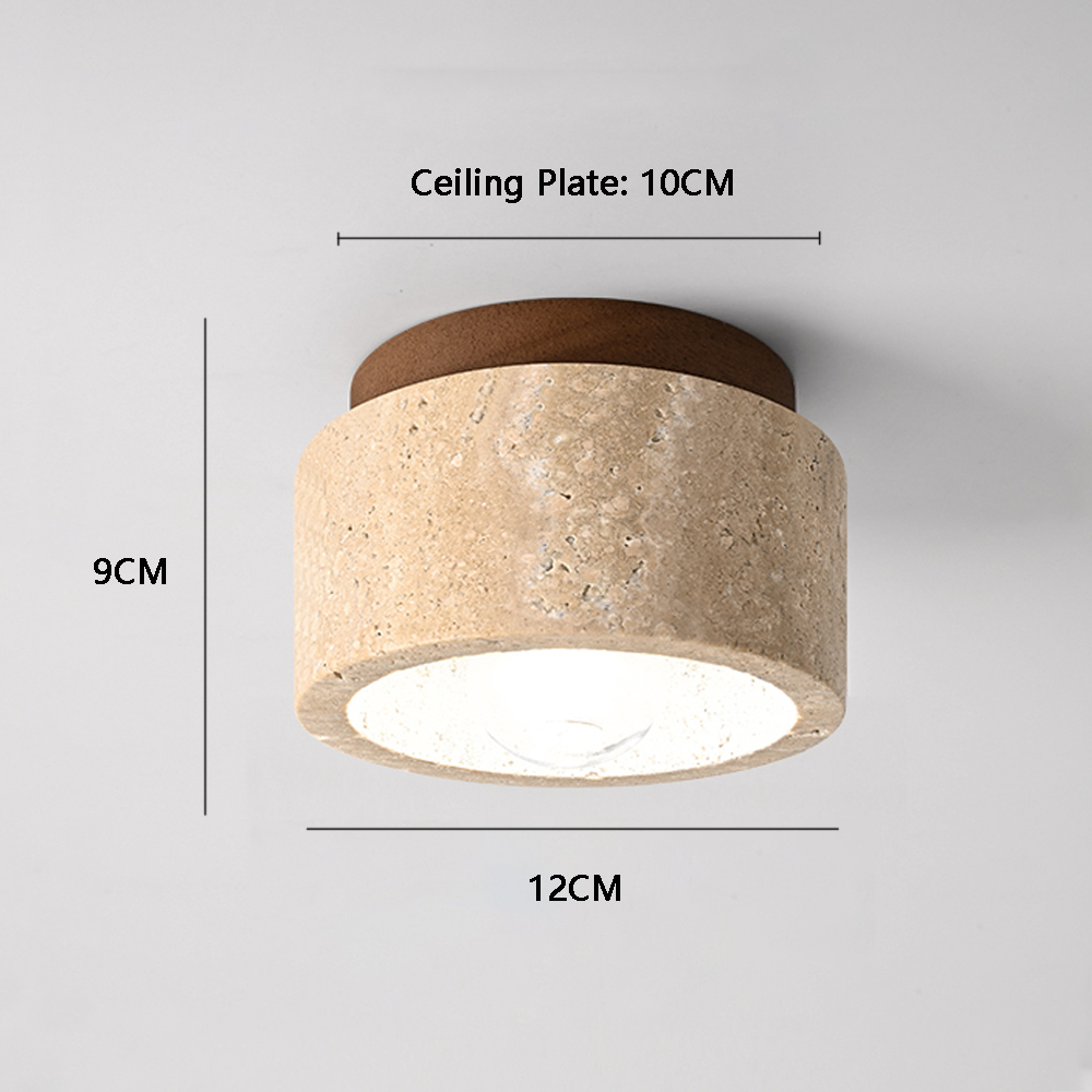 Wabi-sabi  Aisle Spot Light Living Room Wood Ceiling Lamp Designer Downlight