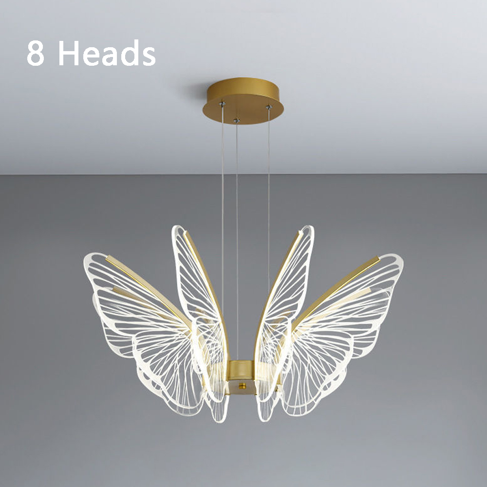 Luxury Postmodern Butterfly Chandelier Living Room Nordic Style Pendant Light