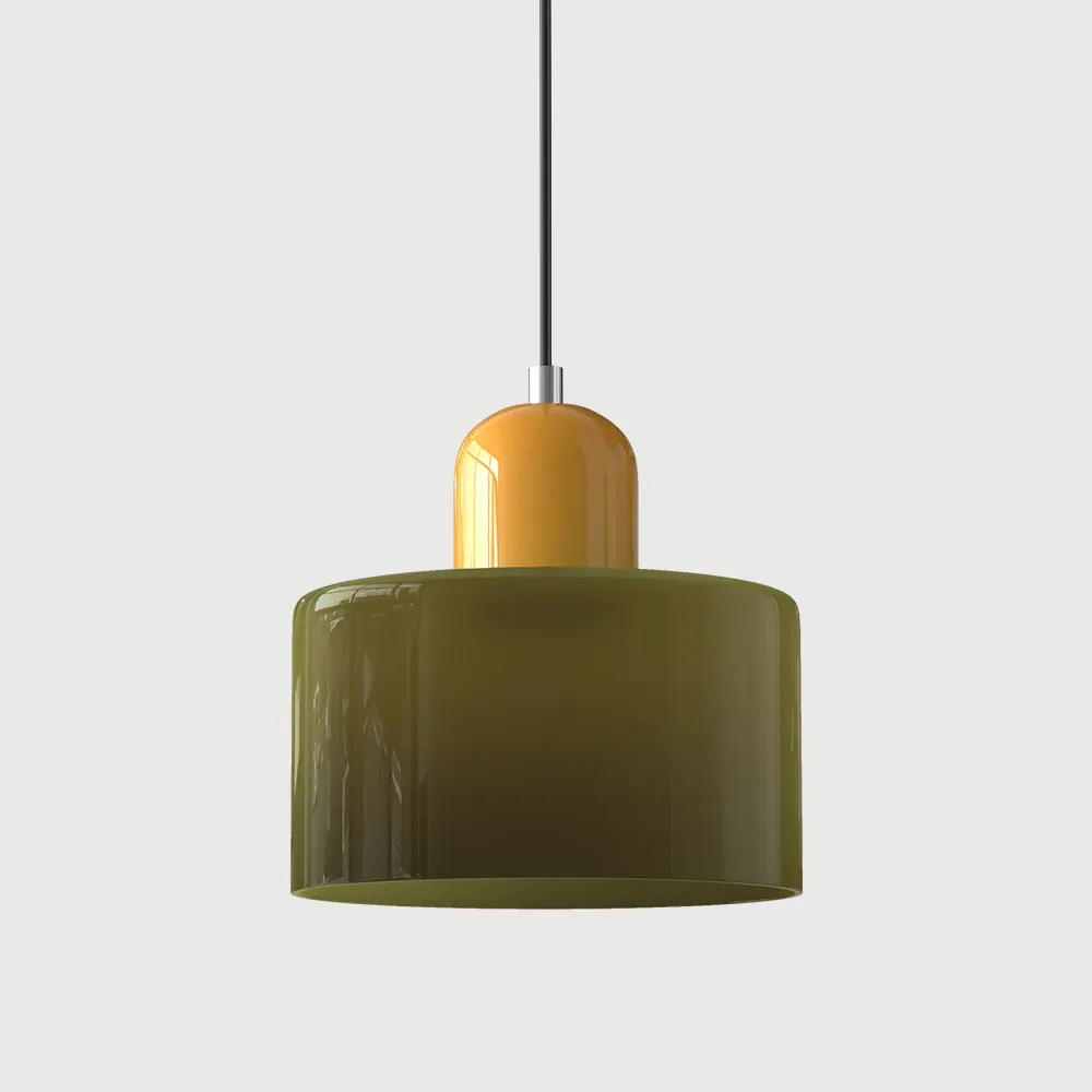 Modern and minimalist high-end glass chandelier for bar and bedroom