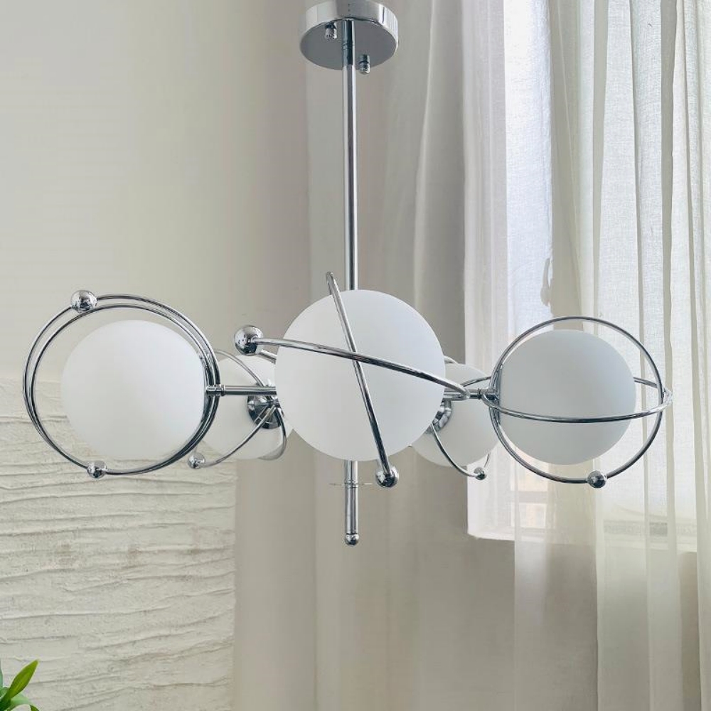 Bauhaus Space Element Glass Pendant Living Room Magic Bean Lighting Fixture