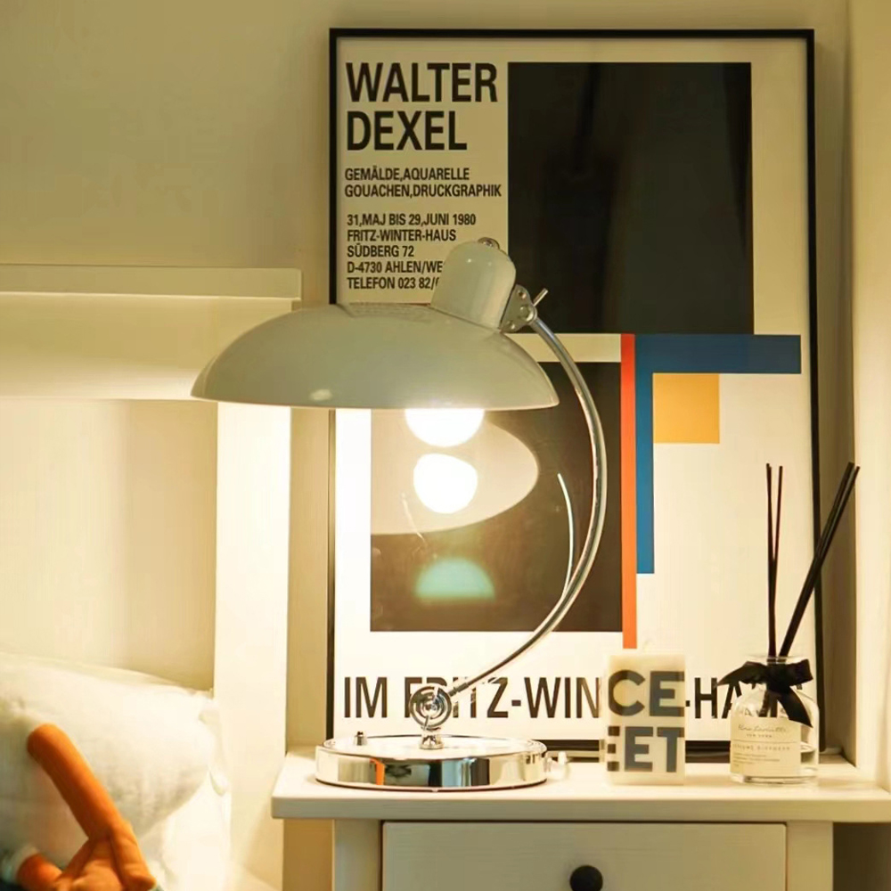 Danish Bauhaus table lamp adjustable angle bedroom bedside light