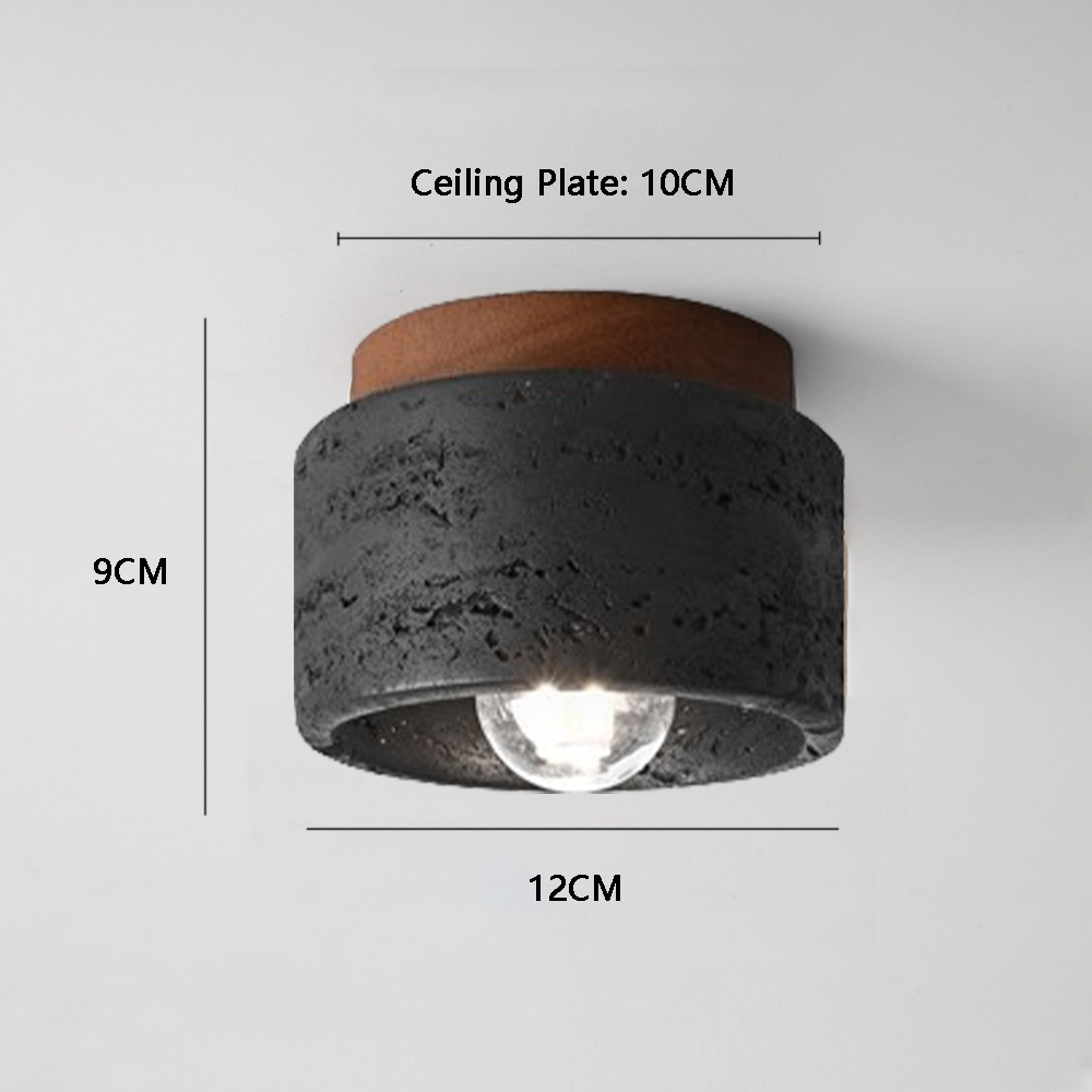 Wabi-sabi Aisle Spot Light Living Room Wood Ceiling Lamp Designer Downlight