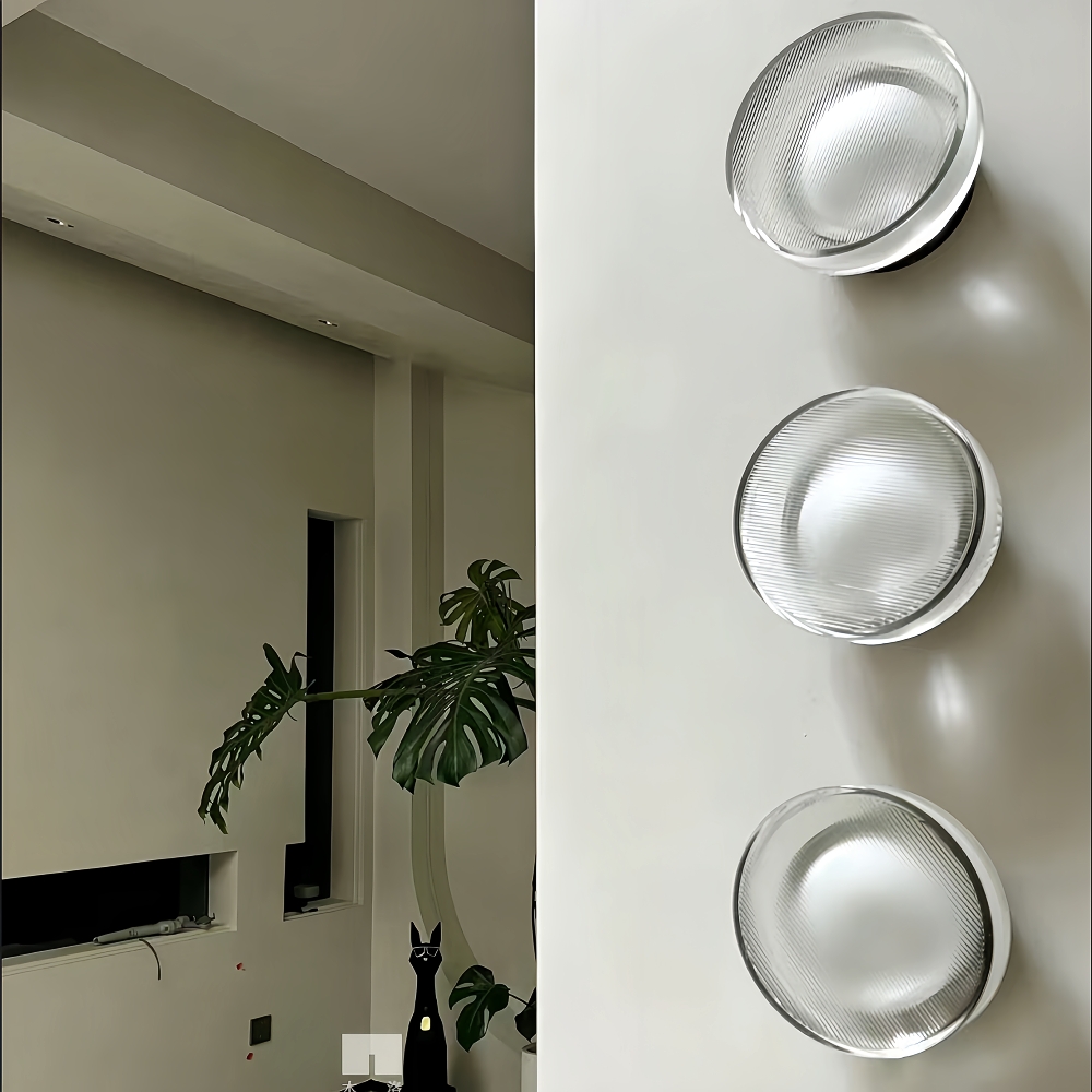 Nordic Minimalist Modern Aluminum Glass Wall Lamp
