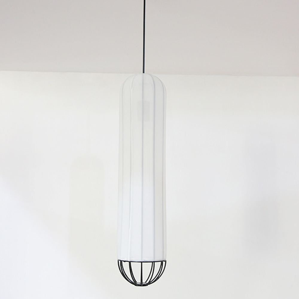 3 Lights Art Pendant Lamp Modern Minimalist Fabric Chandelier Creative Corridor Decoration