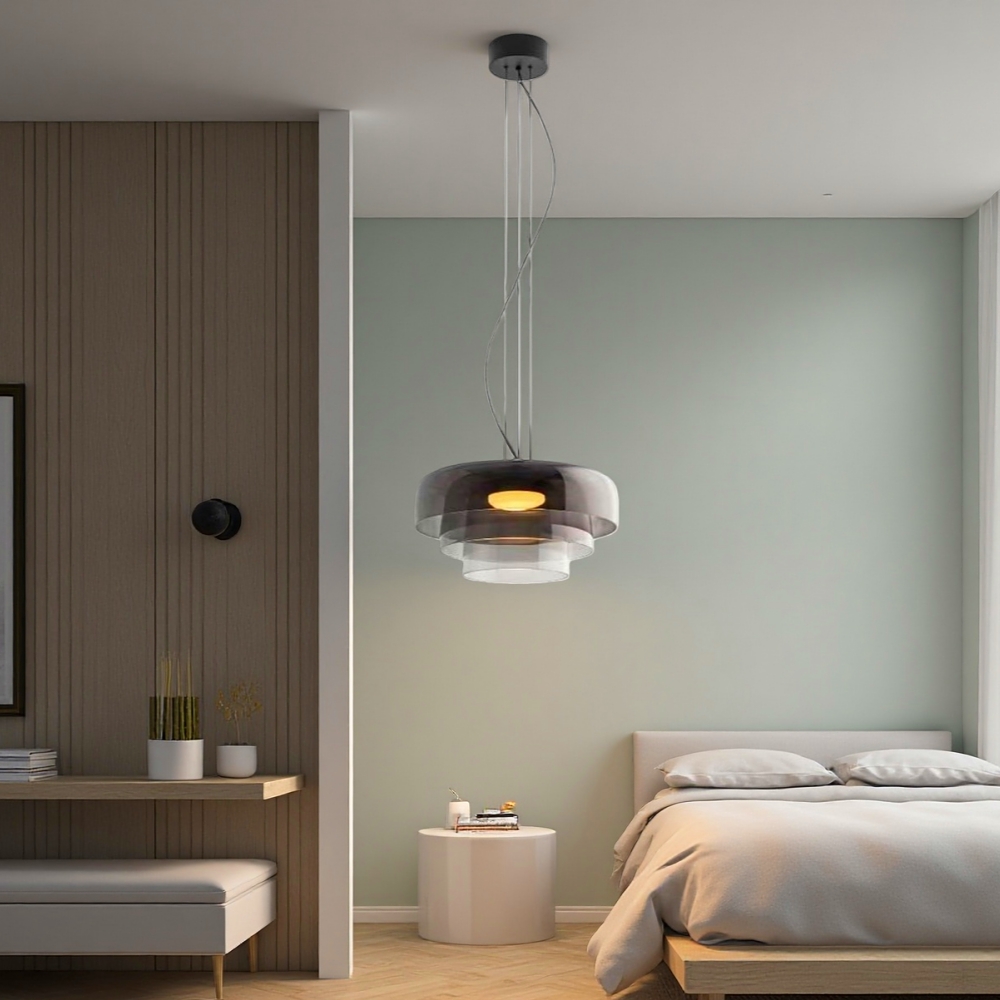 Nordic Style Sleek Minimalist Design Glass Pendant Light
