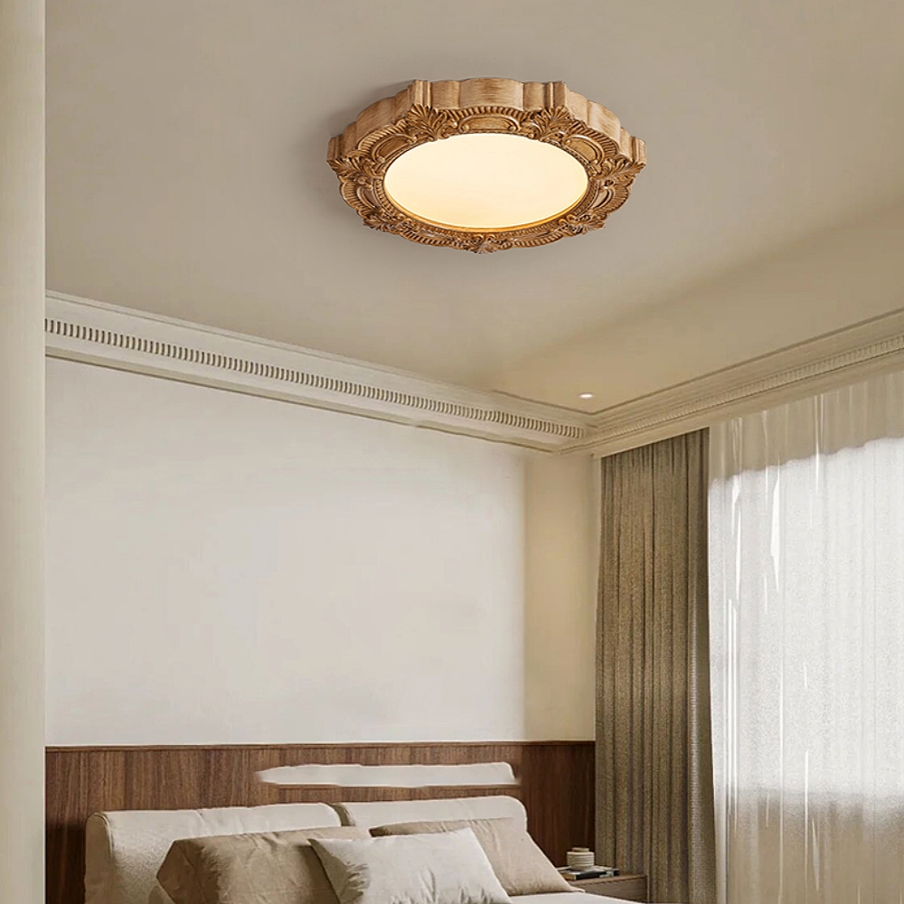 Outdoor Rattan Villa Garden Lawn Light Balcony Floor Lamp