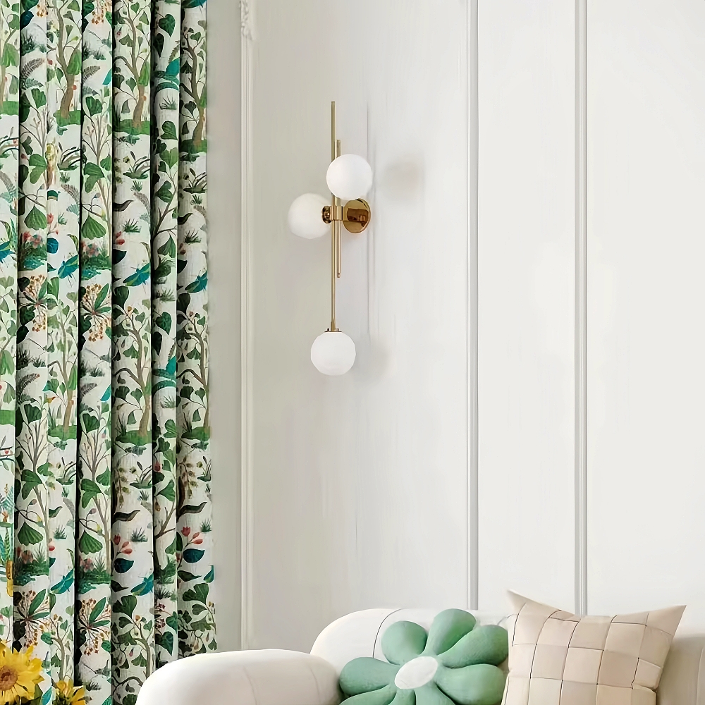 Modern Style Creative Personality Living Room Bedroom Decoration Glass Wall Lamp