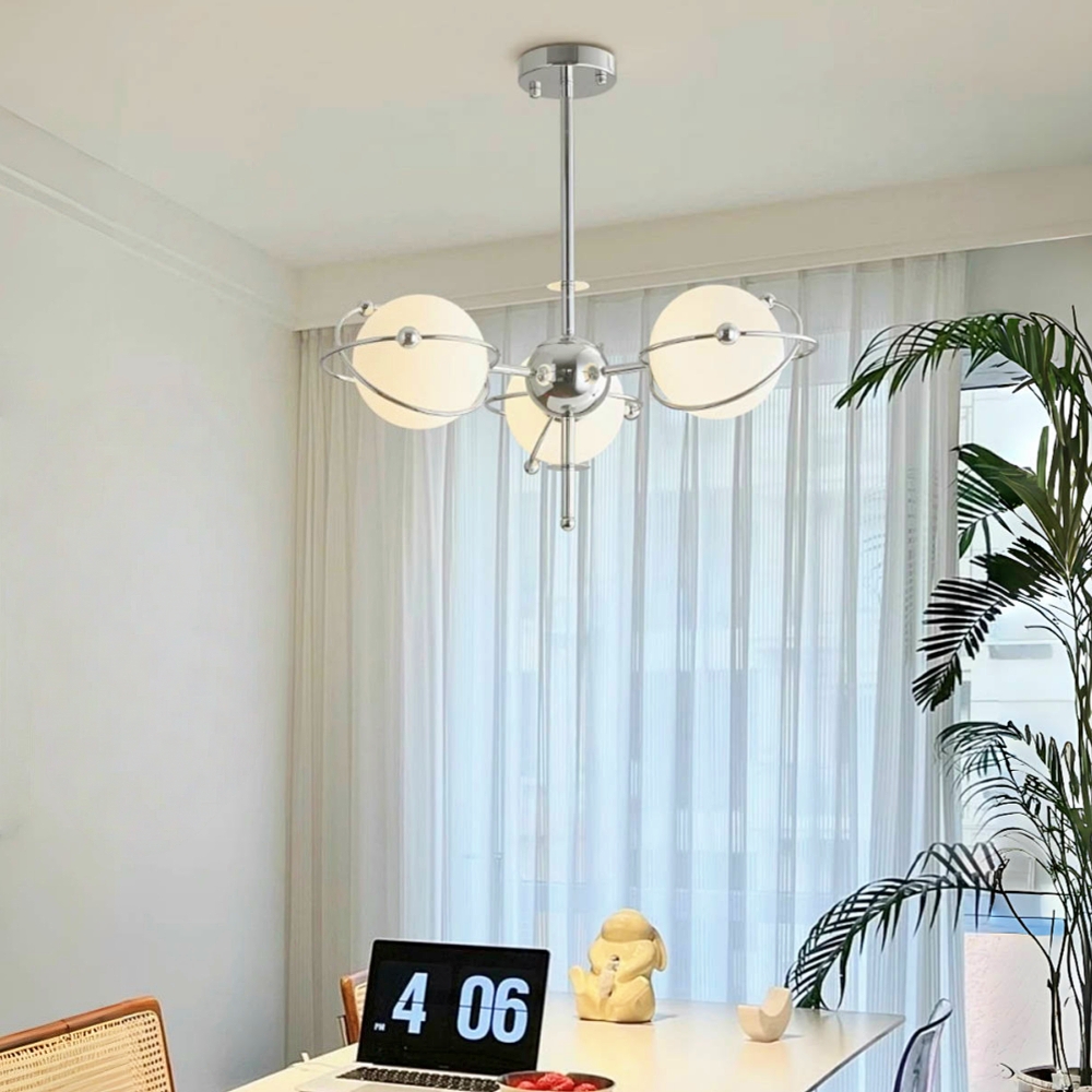 Bauhaus Space Element Glass Pendant Living Room Magic Bean Lighting Fixture
