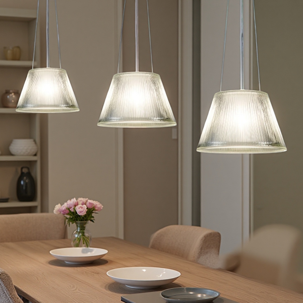 Italian Modern Glass Pendant Light Restaurant Bar Counter Decor Lighting