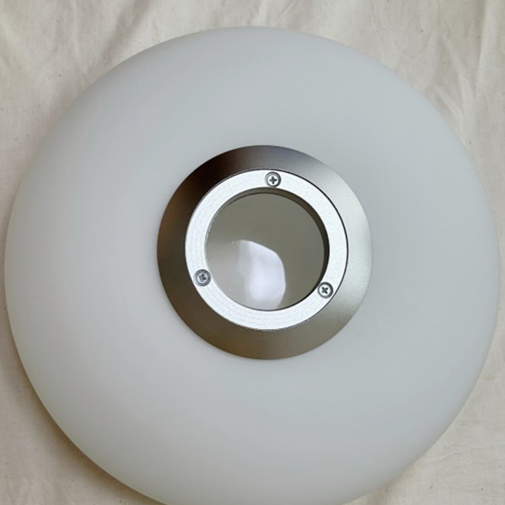 Nordic Cream White Glass Pendant Lamp Minimalist Ambient Lighting