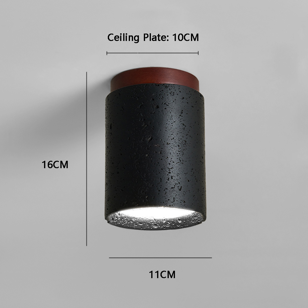 Wabi-sabi  Aisle Spot Light Living Room Wood Ceiling Lamp Designer Downlight