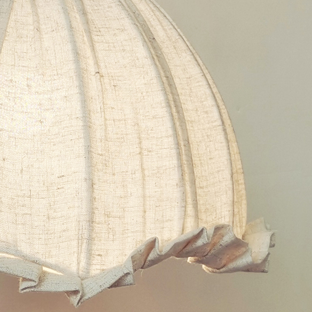 Minimalist Cotton Linen Fabric Chandelier Japanese-style Retro Pendant Light