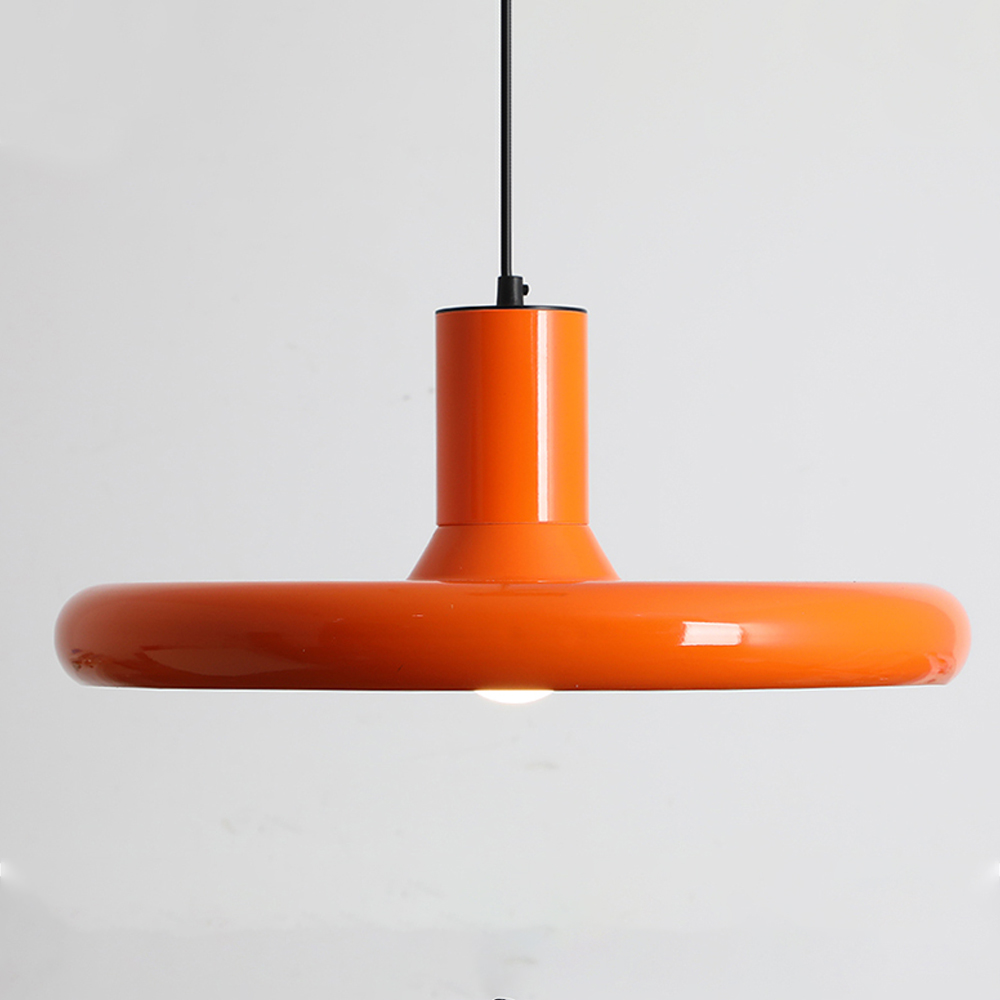 Danish Designer Iron Chandelier Retro Dining Room Table Metal Pendant Light