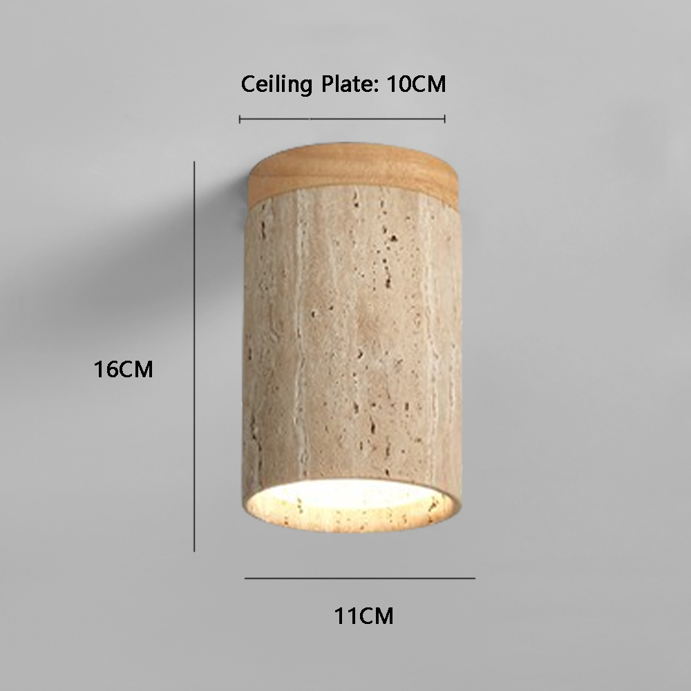 Wabi-sabi  Aisle Spot Light Living Room Wood Ceiling Lamp Designer Downlight
