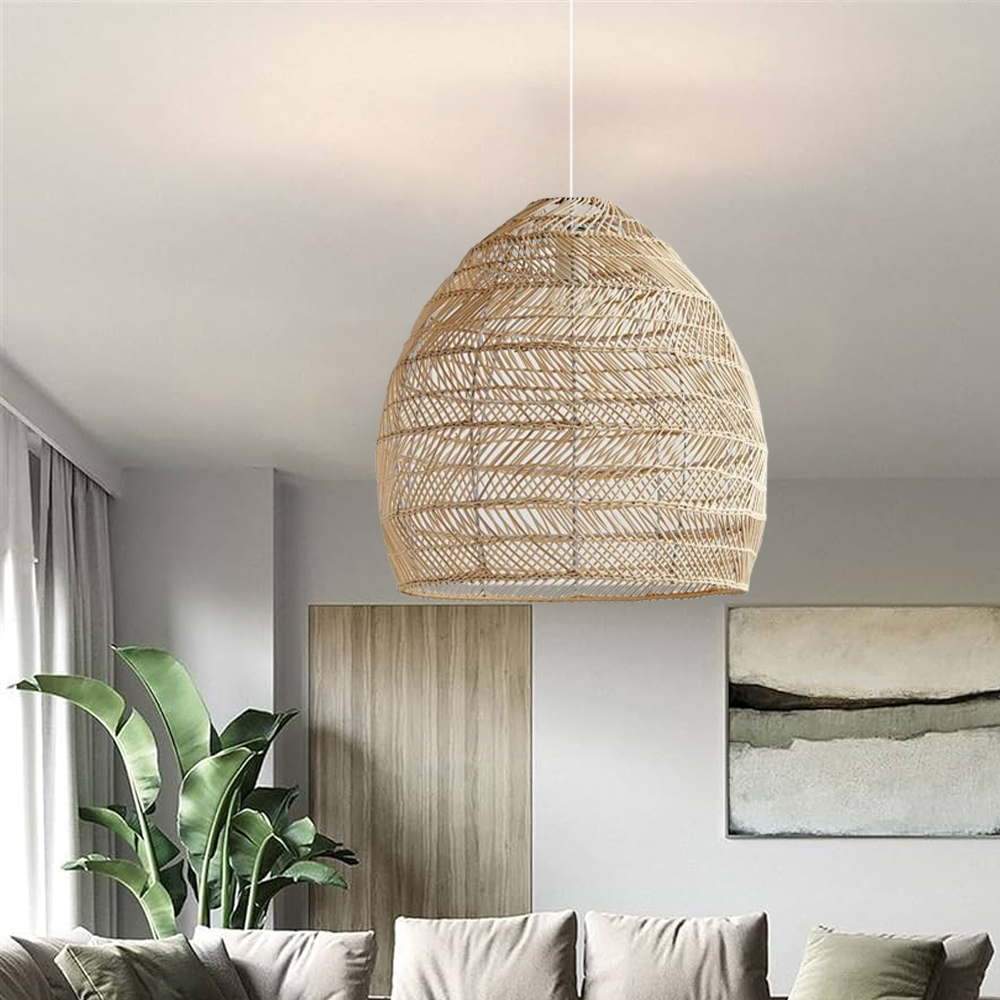 Florida Dining Room Rattan Pendants Light Fixture