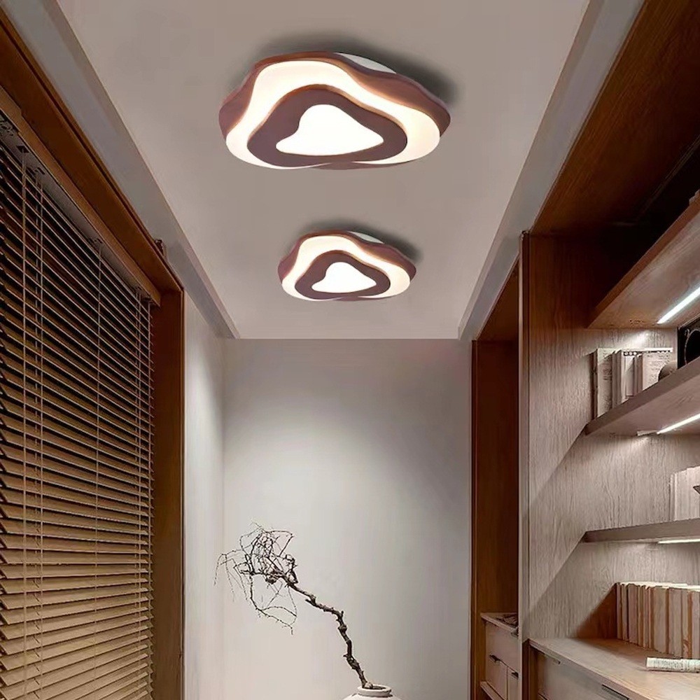 Japanese Art Design Wooden Ceiling Lamp Living Room Chandelier