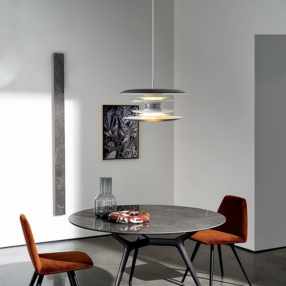 Mid-Century Modern Minimalist Dining Table Pendant Light Fixture