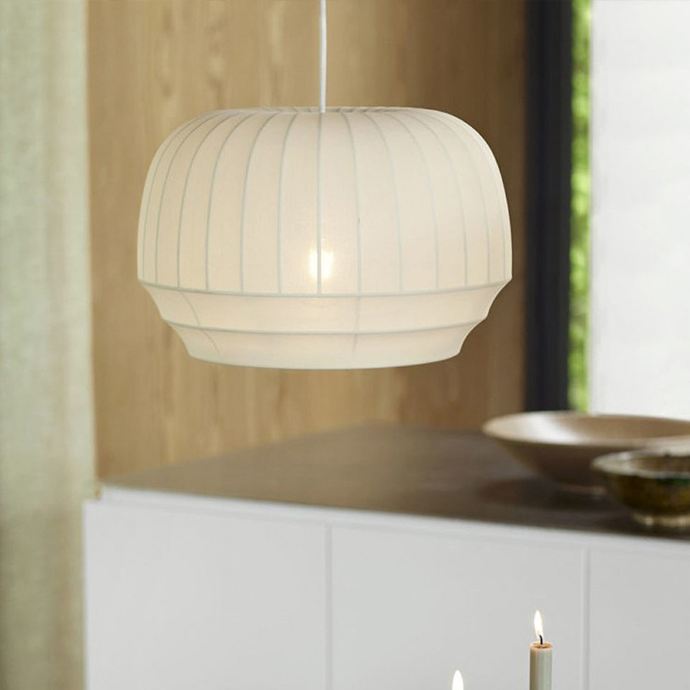 Japanese Style Fabric Pendant Light Creative Wabi-sabi Restaurant Handmade Chandelier