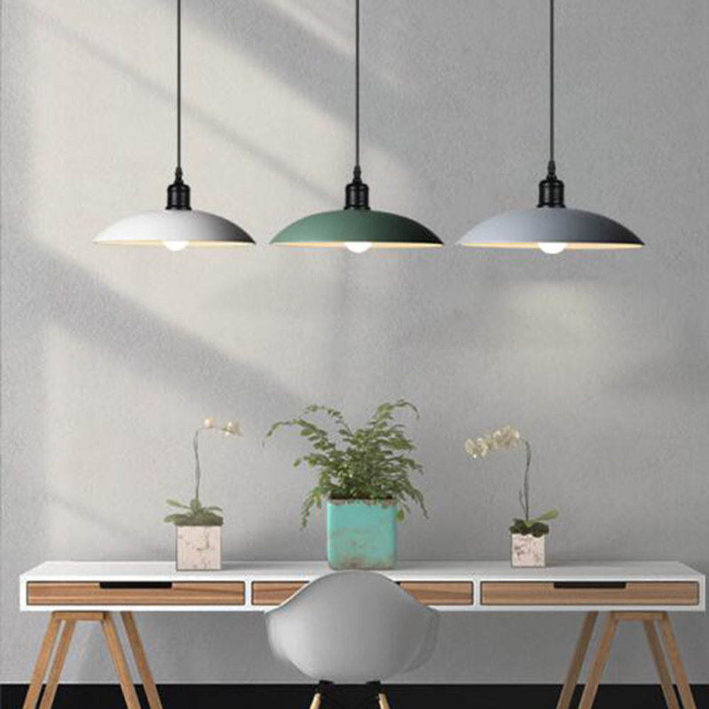 Simple Dining Table Chandelier Creative Loft American Single Head Bar Metal Pendant Lamp