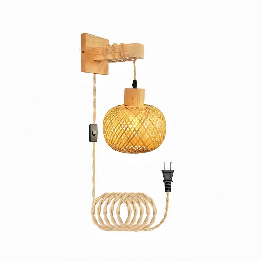 Nordic Simple Fabric Dining Chandelier Wabi-sabi Style Bedroom Pendant Light
