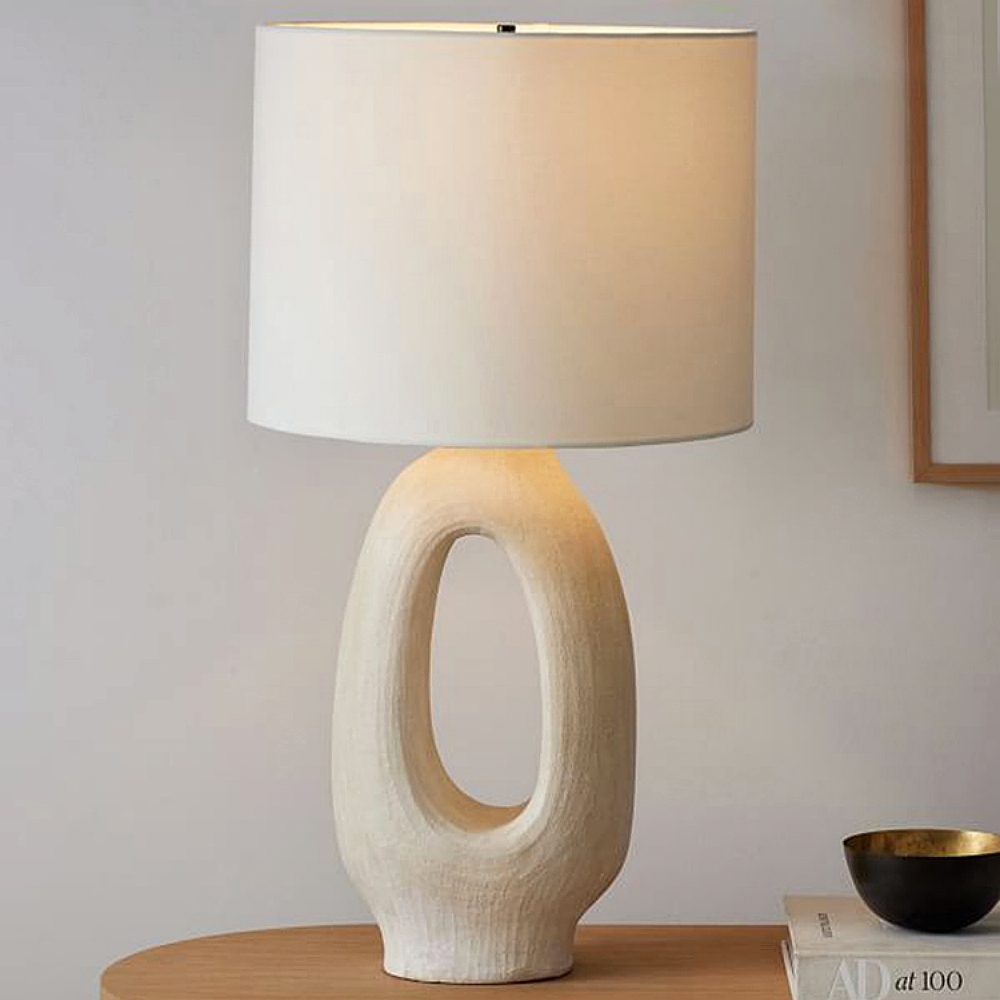 Wabi Sabi Style Retro Creative Resin Desk Lamp