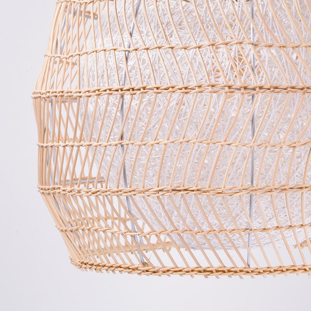 Bohemian coastal kitchen rattan pendant light dining room modern chandelier