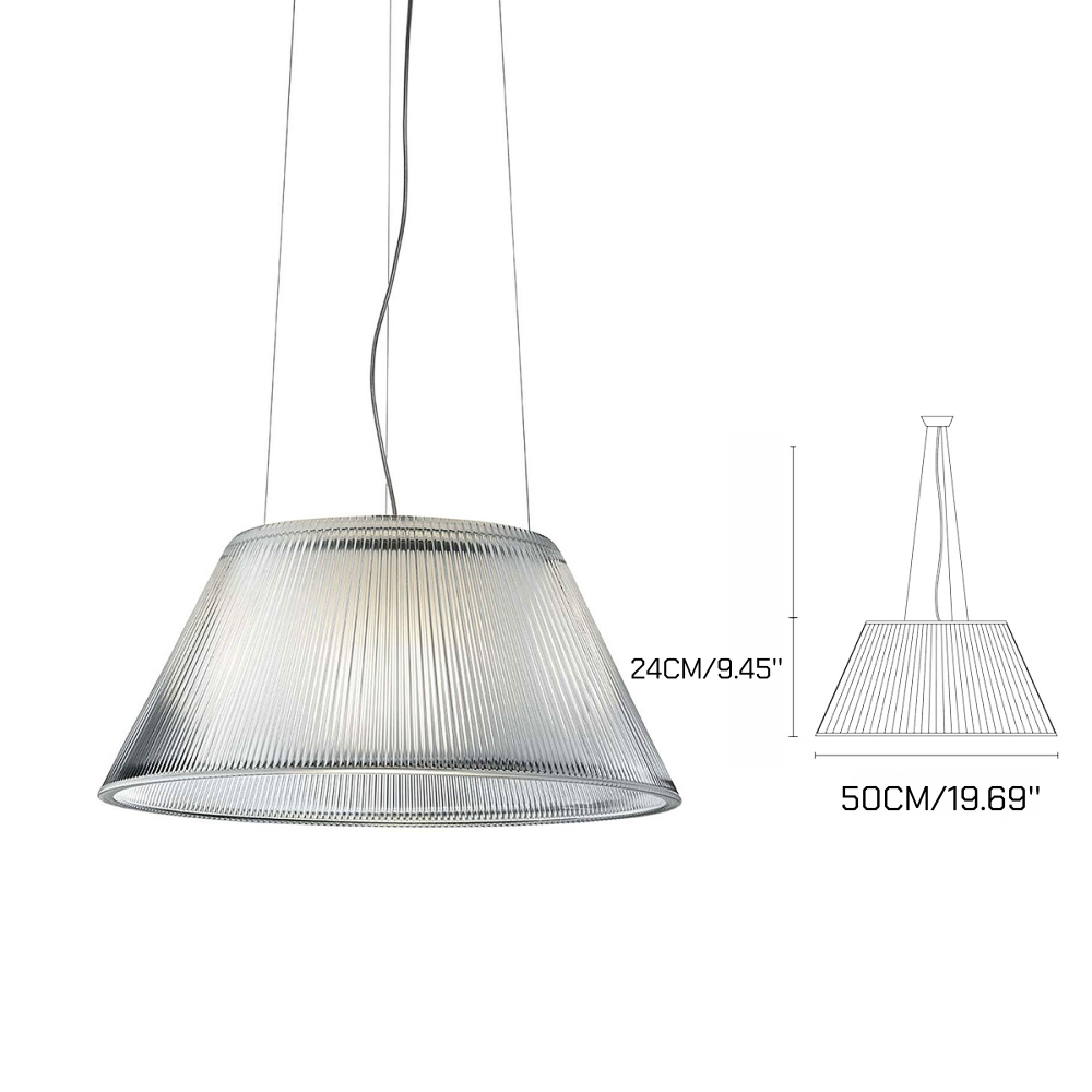 Italian Modern Glass Pendant Light Restaurant Bar Counter Decor Lighting