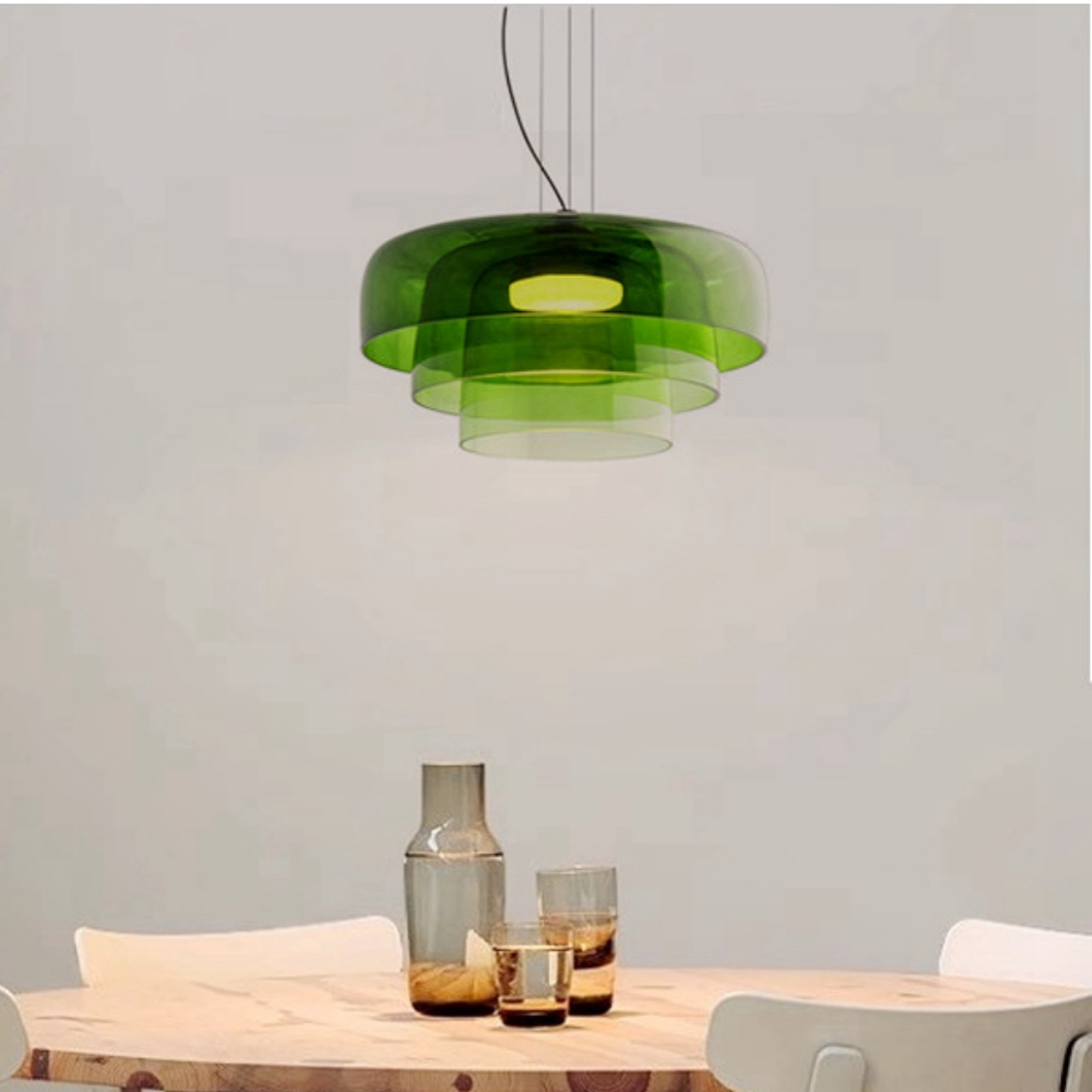 Nordic Style Sleek Minimalist Design Glass Pendant Light