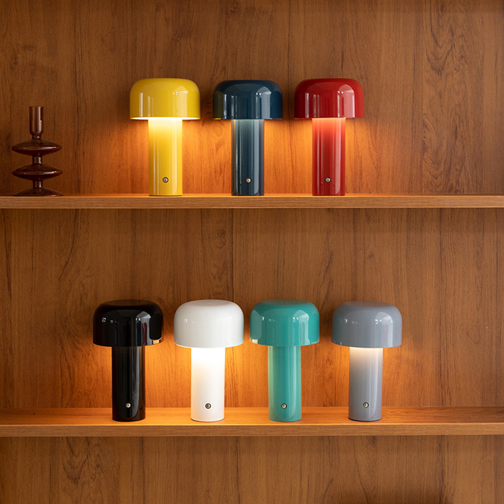 Designer creative mushroom table lamp portable bedside lamp desk lamp
