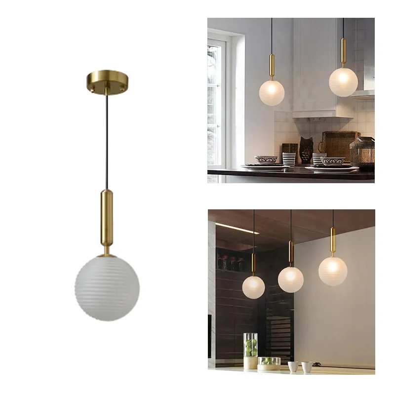Simple Nordic Glass Bubble Chandelier