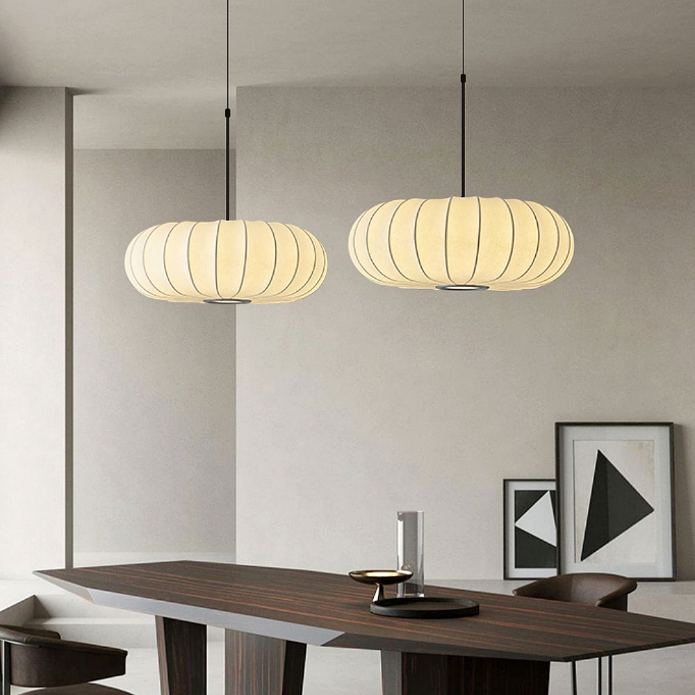 Wabi Sabi Silk Chandelier for Restaurant or Bedside Lighting