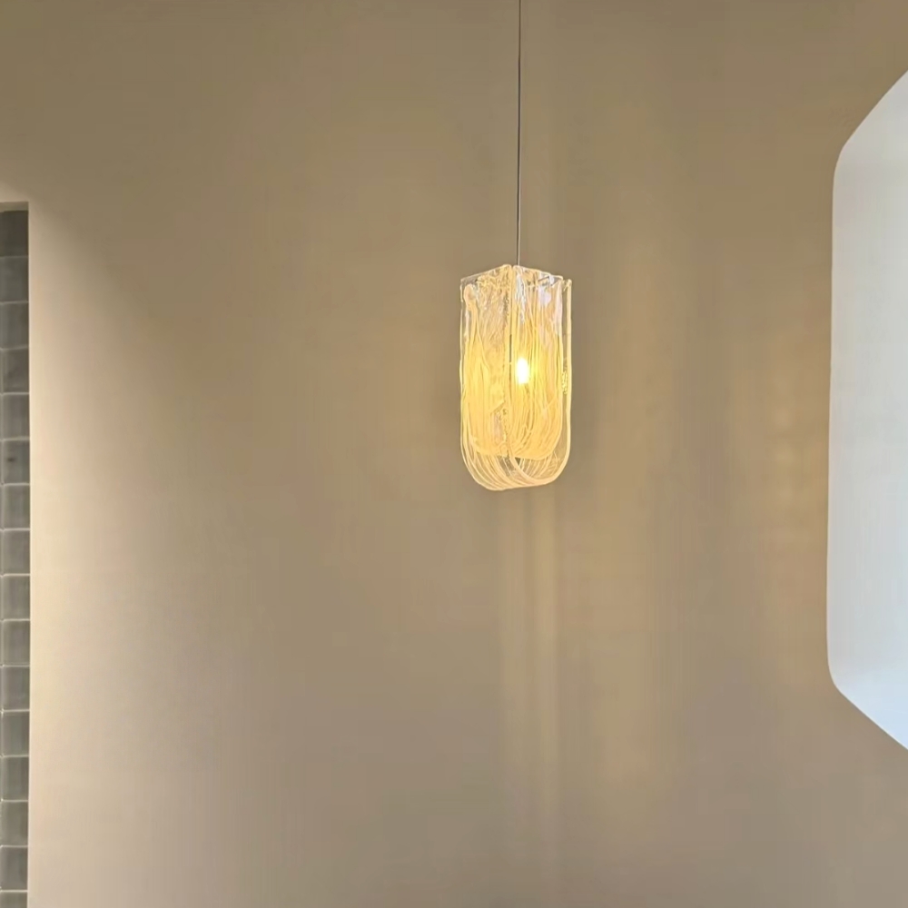 French Mist Glass Chandelier For Living Room And Bedroom