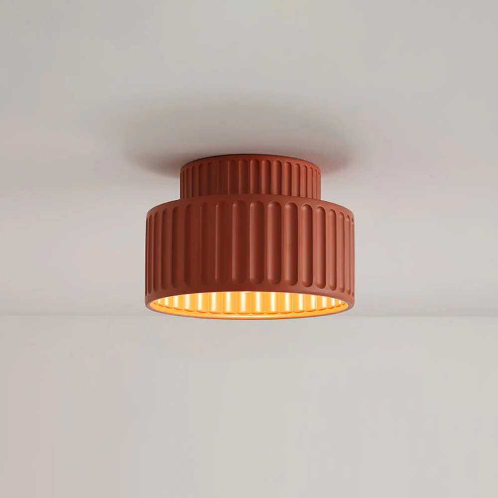 French retro style cream painted embedded ceiling light suitable for various rooms and corridor