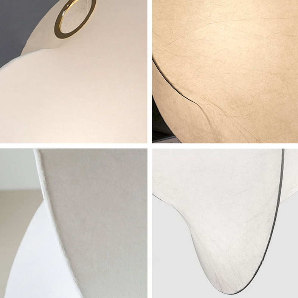 Simple Italian Silk Chandelier Nordic Living Room Bedroom Fabric Pendant Lights