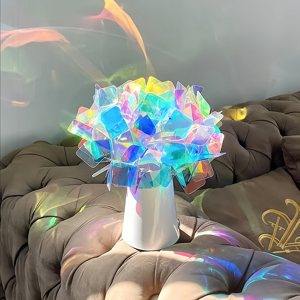 Modern Creative Colorful Flower Shaped Living Room Bedroom Decorative Desk Lamp