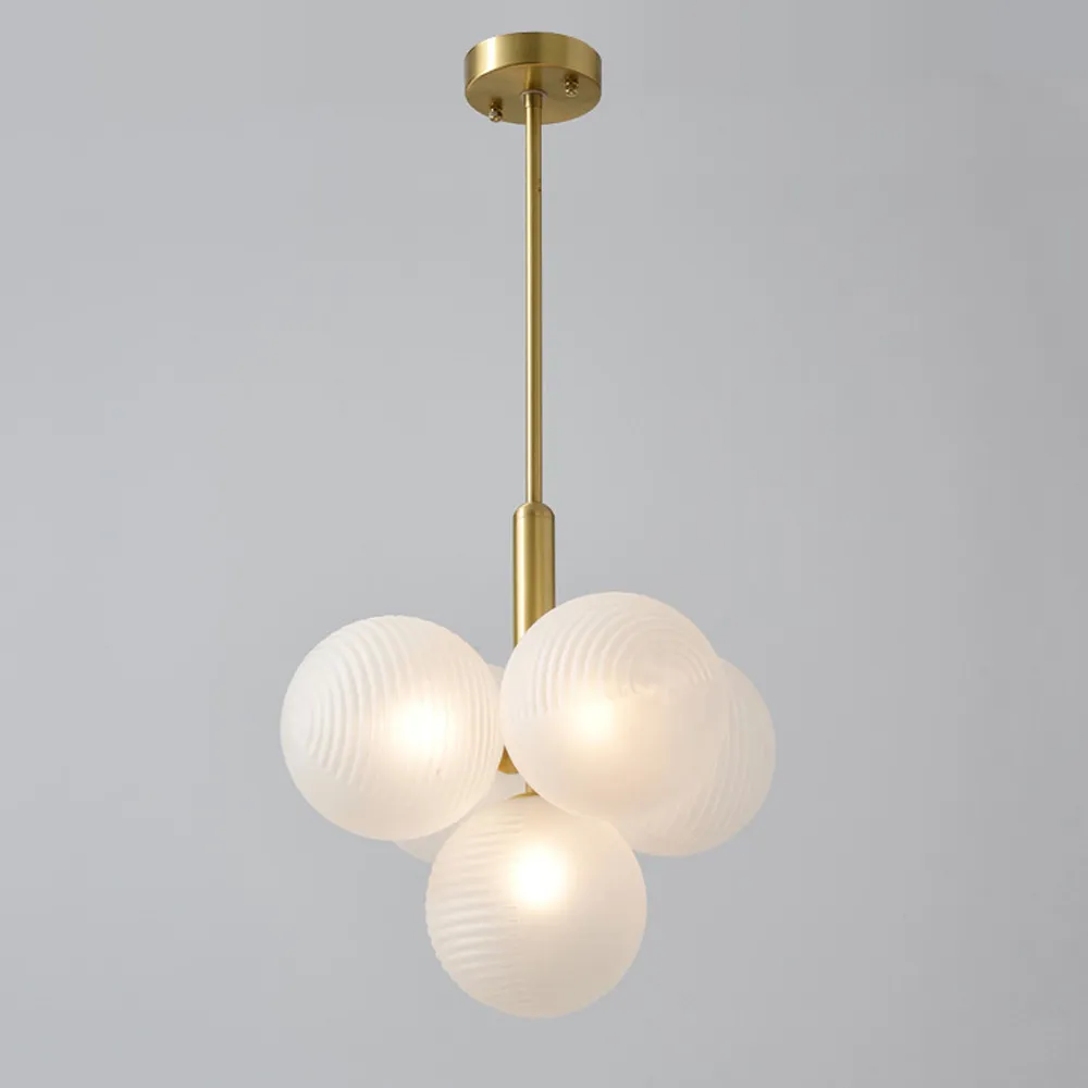 Simple Nordic Glass Bubble Chandelier