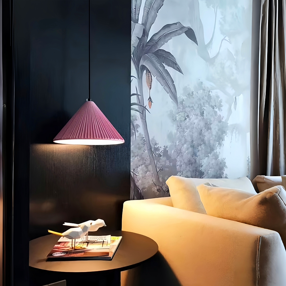 Nordic Style Modern Minimalist Low Saturation Colored Macaron Pendant Light