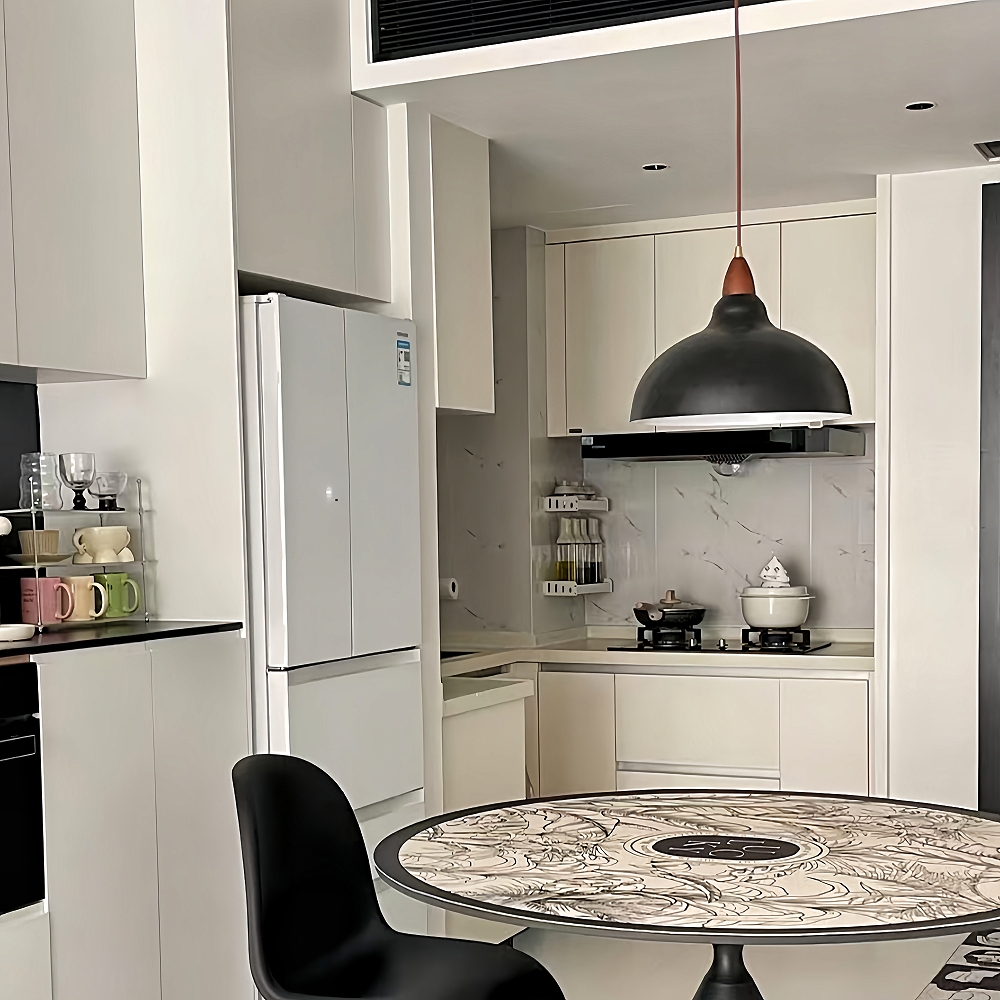 Nordic Industrial Minimalist Style Decor Black & White Kitchen Pendant Light