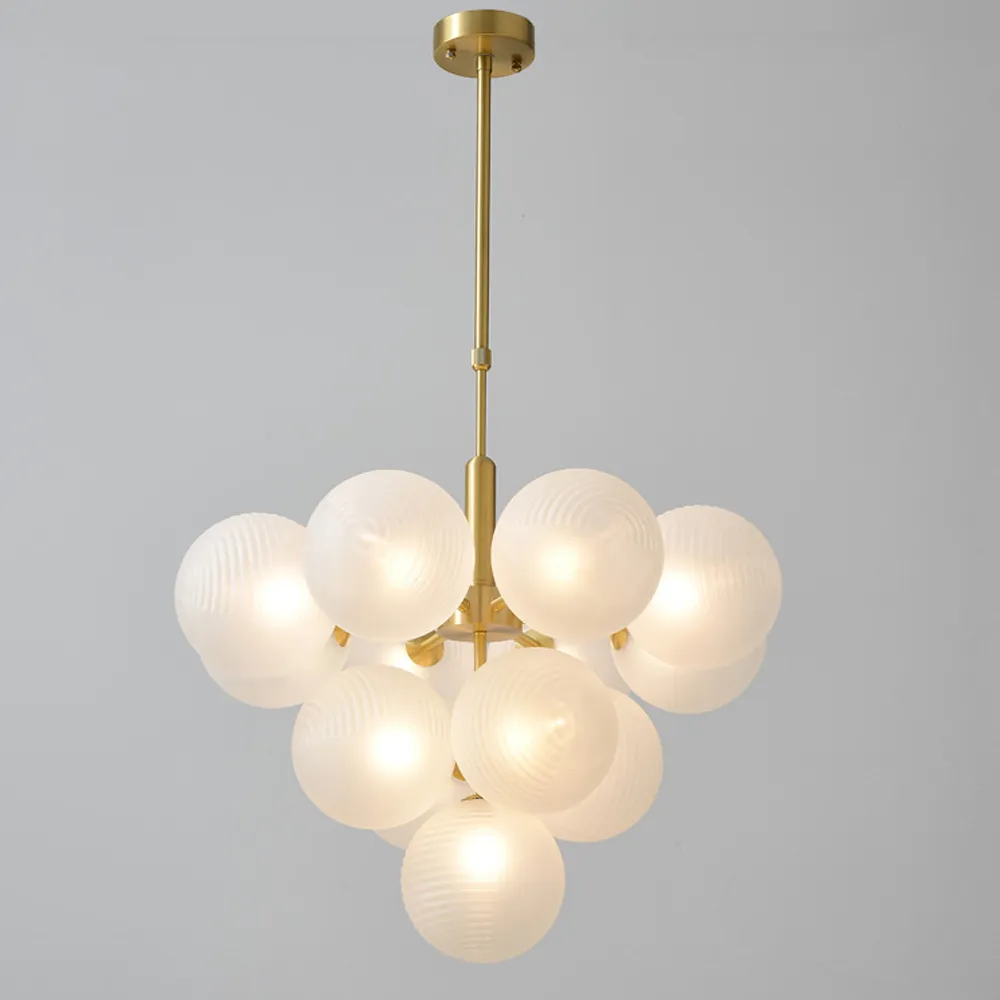 Simple Nordic Glass Bubble Chandelier