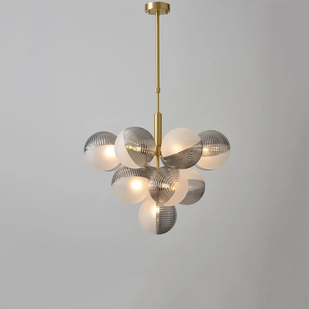Simple Nordic Glass Bubble Chandelier