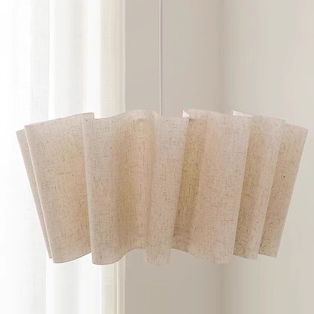 Mid-Century Living Room Fabric Pendant Light Japanese Retro Designer Lamp