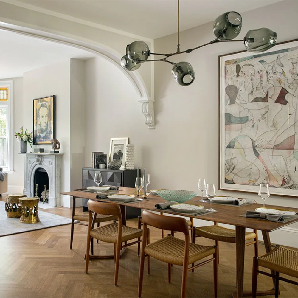 Modern Molecular Lamp Magic Bean Branch Creative and Personalized Round Ball Glass Chandelier