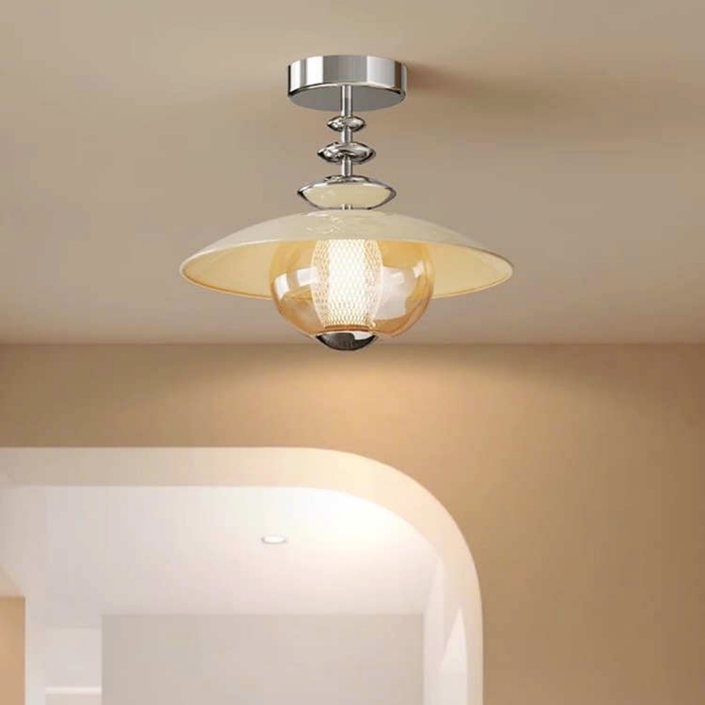 Retro Bauhaus Corridor Ceiling Light